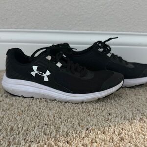 Under Armour Kids Black Athletic Shoes